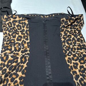 White House Black Market Leopard Print Top